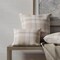 Natural Stain Resistant Performance Pet Friendly Plaid Woven Pattern Upholstery Fabric by The Yard - SKU: Aimes Beige